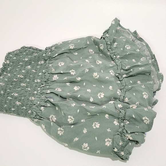 Girls XL 14-16 Plus Skirt New - Never Worn (plus size) soft green white - Picture 4 of 8